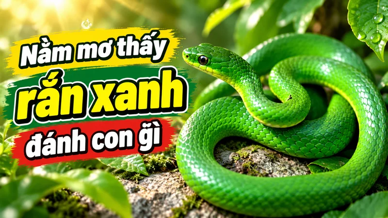 nam mo thay ran xanh danh con gi